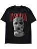 Insomnia Skii Mask Cherub Tattoo Graphic T-Shirt