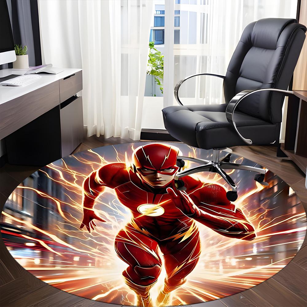 1 шт. Ковер Flash Speed для офиса, круглый, под офисные стулья, для спальни, гостиной, домашнего декора, декора комнаты, доступен в различных размерах