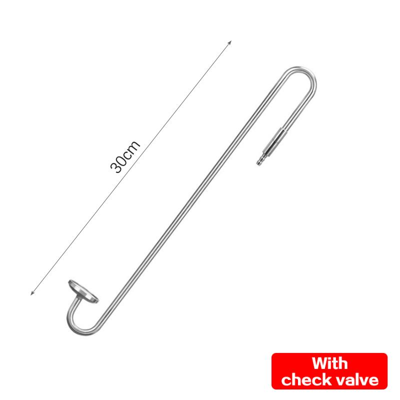 Диффузор CO2 Зеркальный Нержавеющая сталь 304 Редукционный электромагнитный клапан Рефайнер Для роста водных растений Аквариумный рефайнер CO2