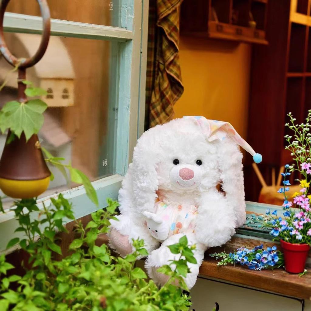 Милая маленькая кукла-медвежонок, собака, кролик, плюшевая игрушка, детская кукла-подушка, подарок для девочки