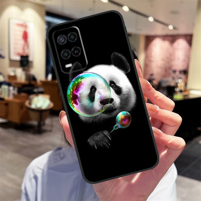 Мультяшный Милый Медведь Панда Чехол Для Oppo A40 A60 A80 A18 A38 A58 A78 A98 A16 A76 A96 A15 A17 A77 A74 A94 A54 A57S Обложка
