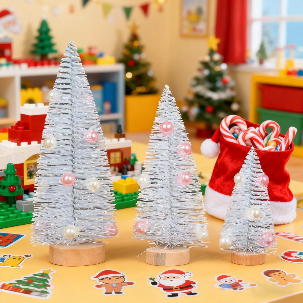 Artificial Small Christmas Trees, Suitable For Christmas Party Home Desktop Decoration Winter Ornaments