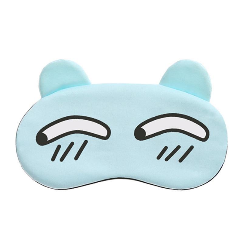 Грустная лягушка зеленая для подарка подруге Грустная лягушка 3D маска для глаз Мягкая спящая забавная игрушка для косплея Новинка