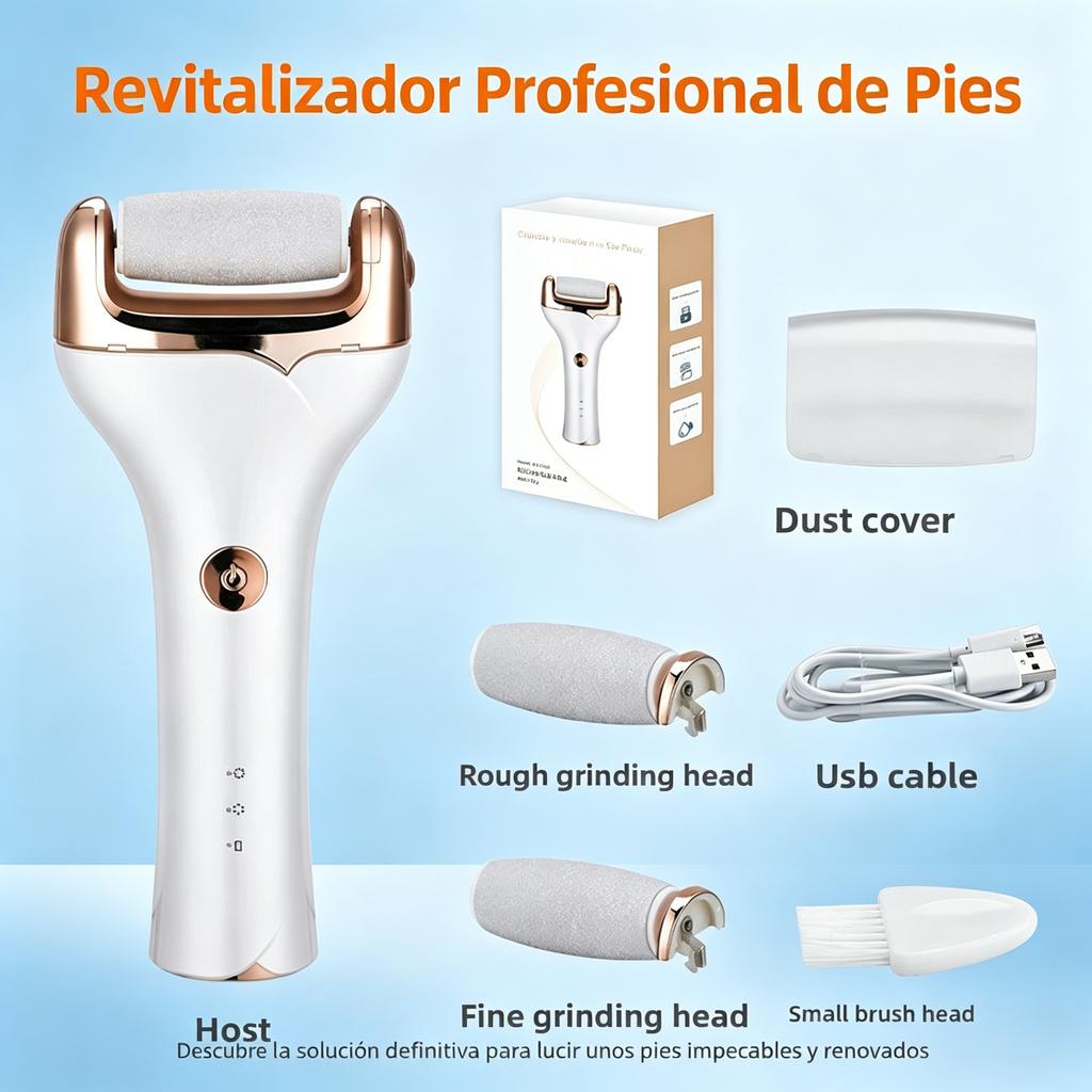 Removedor eléctrico de callos para pies, lima exfoliante profesional para talones y piel muerta
