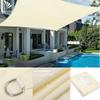 98%UV Block Water Resistant Shade Sail Sun Sail Shelter Canopy Pool Rectangle Square 4x3m/3x2M for Garden Terrace