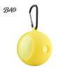 Golf Ball Travel Case Silicone Cover with Carabiner, Portable Standard Holder, Flexible Carrier Protective Sleeve, Accessories, Gift for Golfers