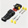 5Sets 1‑6 Pin Automotive Waterproof Electrical Connector Male Female Plug Socket IP68 Car Wire Cable Connector Terminal Kit