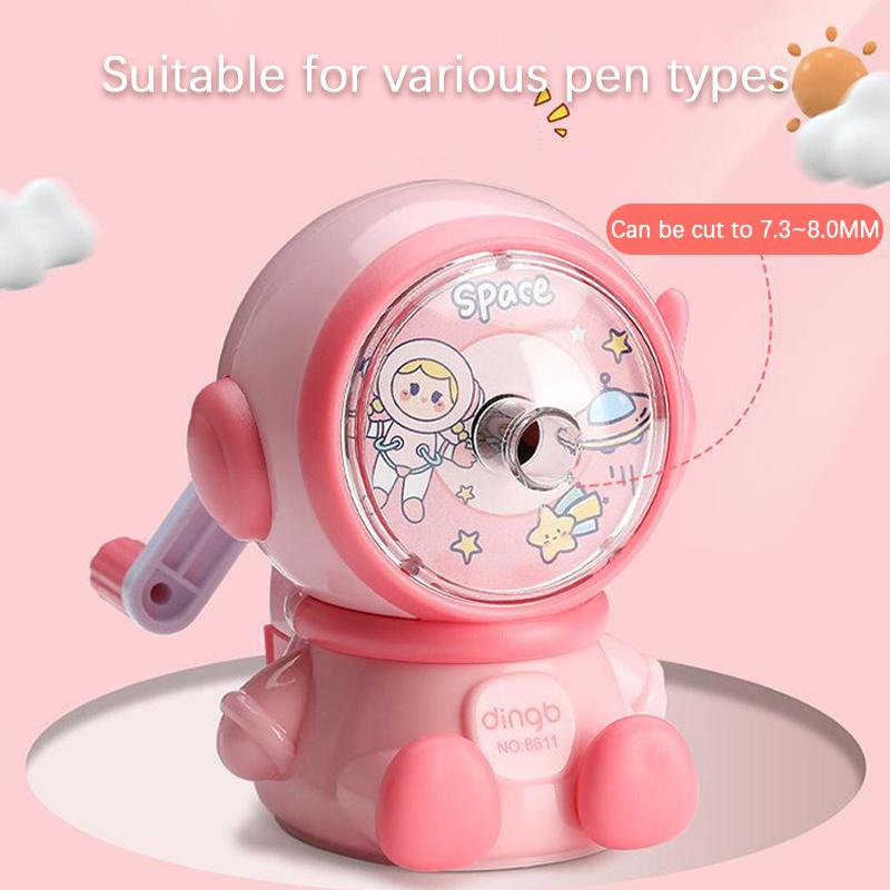 Мультфильм Ручная точилка для карандашей Ручной инструмент для тряски карандашей