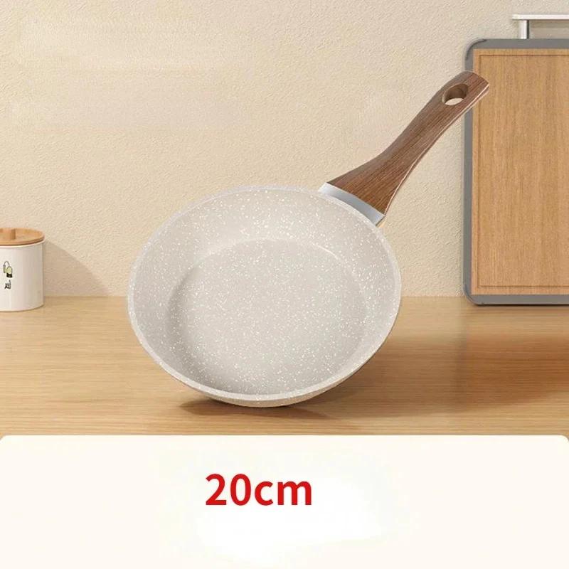 Household Steak Fried Egg Smoke-Free Cooking Pots Cookware Nduction Cooker Universal Kitchen Utensil Nonstick Deep Frying Pans