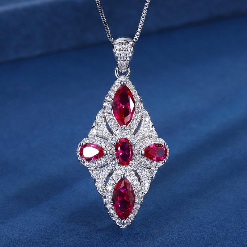 Jewelry Copper Bottom Gold Plated Women'S Pendant Ring Color Treasure Inlaid Simulation Color Treasure Creative Set