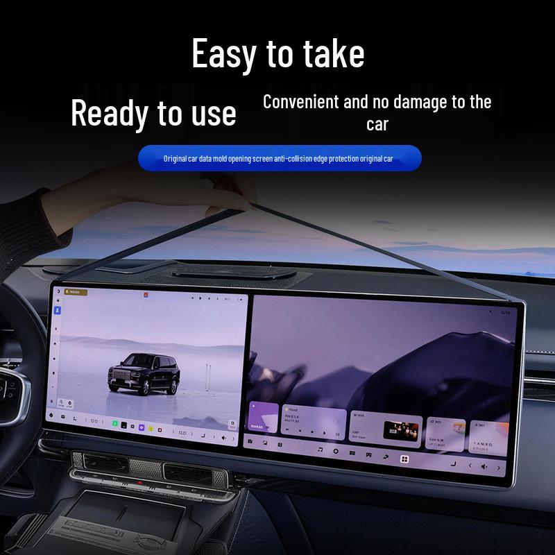 Zeekr 9X Screen Protector: Center Console Display Protective Cover - Interior Accessories Modified Special