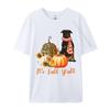 Its Fall Yall Rottweiler Dog Leopard Tshirt Black Cotton Tees for Men Novelty T Shirt Gothic Plain