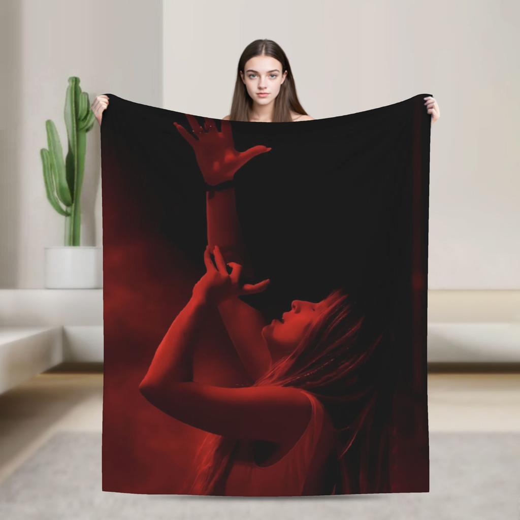 L-Lolas I-Indigos Spanish Singer Blanket Quality Super Soft Bedding Throws Spring Travel Couch Chair Sofa Bed Novelty Bedspread
