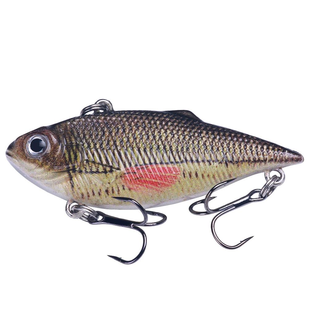 1pcs  Lipless Crankbait Rattling VIB Artificial Fishing Lure  Long Casting Sinking Wobbler Plastic Hard Bait