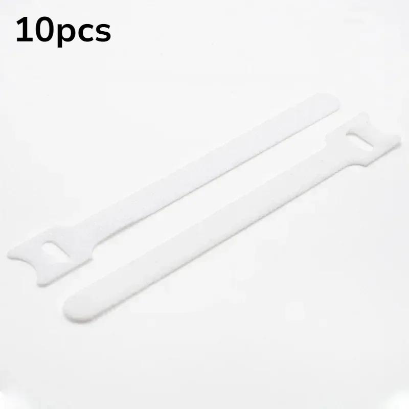 60PCS T-shaped Hook and Loop Cable Tie Convenient Binding with Self-adhesive Cable Tie Curtain Wire Magic Belt Wire Organizer