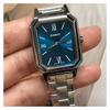 Casio Серия STANDARD, серия со стрелками, водонепроницаемость для жизни, кварцевый механизм, ремешок из нержавеющей стали, японские и корейские часы, женские часы, LTP-E168D-2B