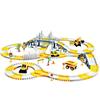 Yellow White Railway Toys 146/231 Pieces Rail Car Toy Set New DIY Racing Track Set  Kids