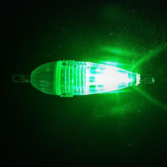 Underwater Fishing Lamp Waterproof Colorful LED Fish Luring Light Submersible Deep Drop Fish Attraction Gathering Lamp Fishing Accessories