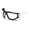 Non-polarized Fashion Work Safety Goggles Men Women Transparent Lens Windproof Dustproof Outdoor Cycling Protection Eyeglasses