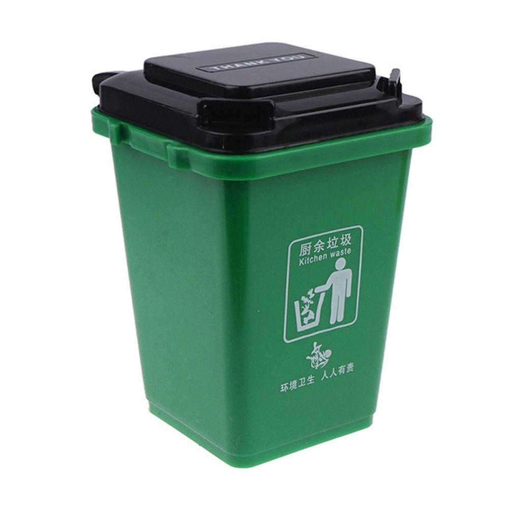 Органайзер для домашнего хранения, пластиковый мусорный бак, модель мини-корзины для мусора, ручка-органайзер, мини-мусорный бак