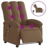 VidaXL Fauteuil Inclinable de Massage Électrique, Chaise de Relaxation avec Dossier et Repose-pied Réglables, Siège de 3204084
