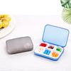 Portable 6 Cells Travel Damp-proof Pill Medicine Drug Storage Case Box Container AVE