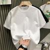 Summer Men Clothing Summer Rhinestone Rivet T-shirt Round Neck Casual T-shirt Korean Version Men's Short Sleeves Tee