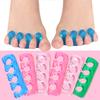 1 Pair Silicone Toe Spreaders for Nail Polish Application 2pcs Soft Finger Toe Separators 2.6*9.2cm Soft Gel Toe Spacers Nail Tools RT%
