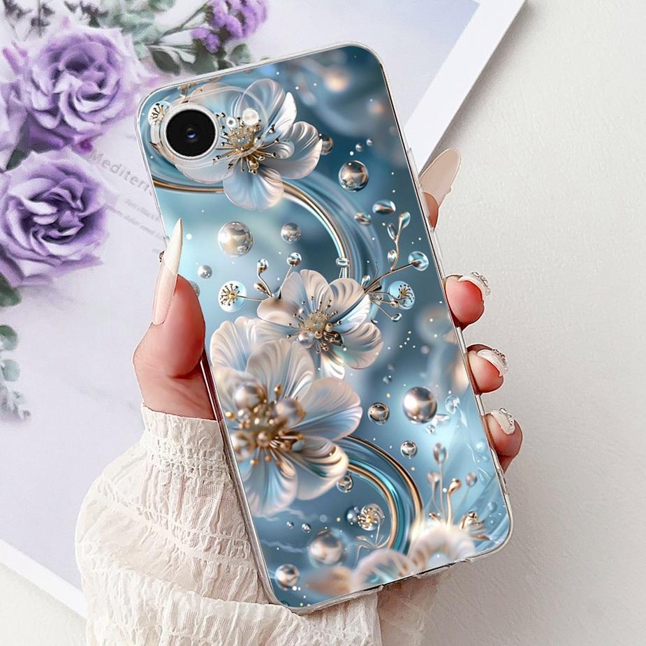 For Apple iPhone 16e Case Cute Cat Lion Painted Cover Soft Slim Phone Case For iPhone SE 4 SE4 2025 iPhone16e 5G Back Cover Bags
