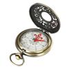 Pocket Watch Design Portable Compass Outdoor Hiking Navigation Outdoor Tools Vintage Bronze Compass