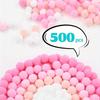 500 шт. помпоны для декоративно-прикладного искусства — различные помпоны и поделки Нечеткие шарики для DIY декоративно-прикладного искусства, украшения