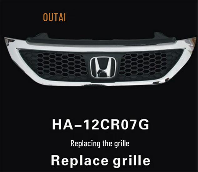 12-15 Honda CRV Sport Honeycomb Center Grille Trim & Hood Strip
