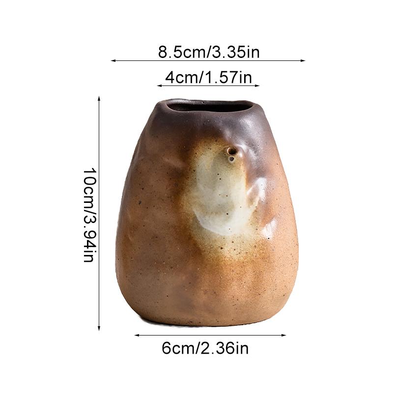 1 шт. Украшение сухоцветов Цветочная гидропоника Зеленые растения Делают старые вазы Керамическая ваза