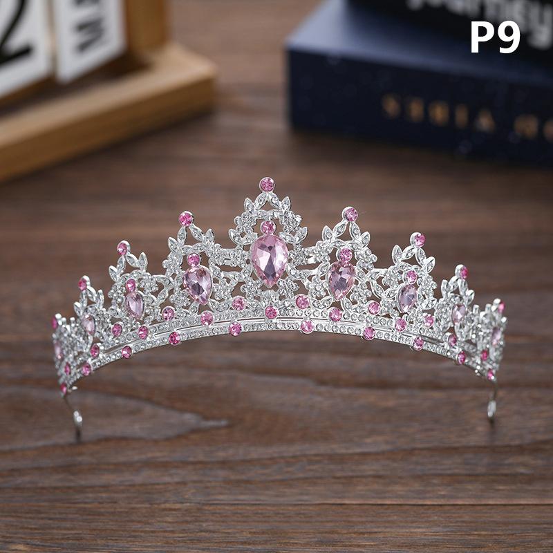 Принцесса королева винтажные диадемы и короны тиары для женщин свадебные свадебные вечеринки выпускной украшения для волос аксессуары