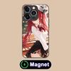 Date a Live Котори Ицука Стеклянный чехол для мобильного телефона MagSafe для iPhone 17 16 15 14 13 12 11 Air Pro Max Plus Mini Цветная крышка