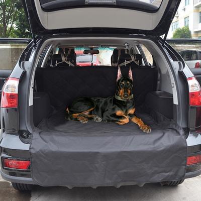 Водонепроницаемый коврик из ткани Оксфорд для домашних животных для внедорожника, багажник автомобиля, грузовой вкладыш, цельный чехол, однотонные противоскользящие автомобильные переноски для собак, дорожные аксессуары