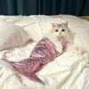 Кошка-русалка Кошка-русалка Кошка-русалка Принцесса-кошка-русалка Щенок и котенок-русалка Домашнее животное-русалка Костюм русалки легко надеть и сфотографировать