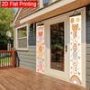 Chinese Spring Festival Banner - Traditional Couplet Porch Decor - Retro 70s Hippie - Porch Hanging Door Decor (8817)