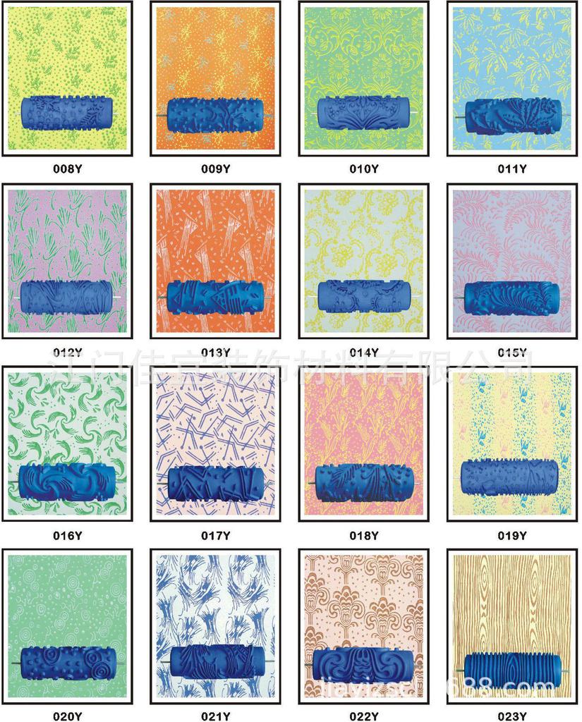 5-дюймовый ролик с рисунком для жидких обоев - Инструмент для DIY-точечной росписи и покраски стен