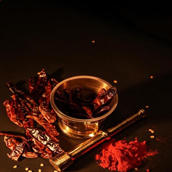 Brass Mortar and Pestle (Okhli) Traditional Medicine Imam Dasta Mortar and Pestle Set Okhli Musal Khara