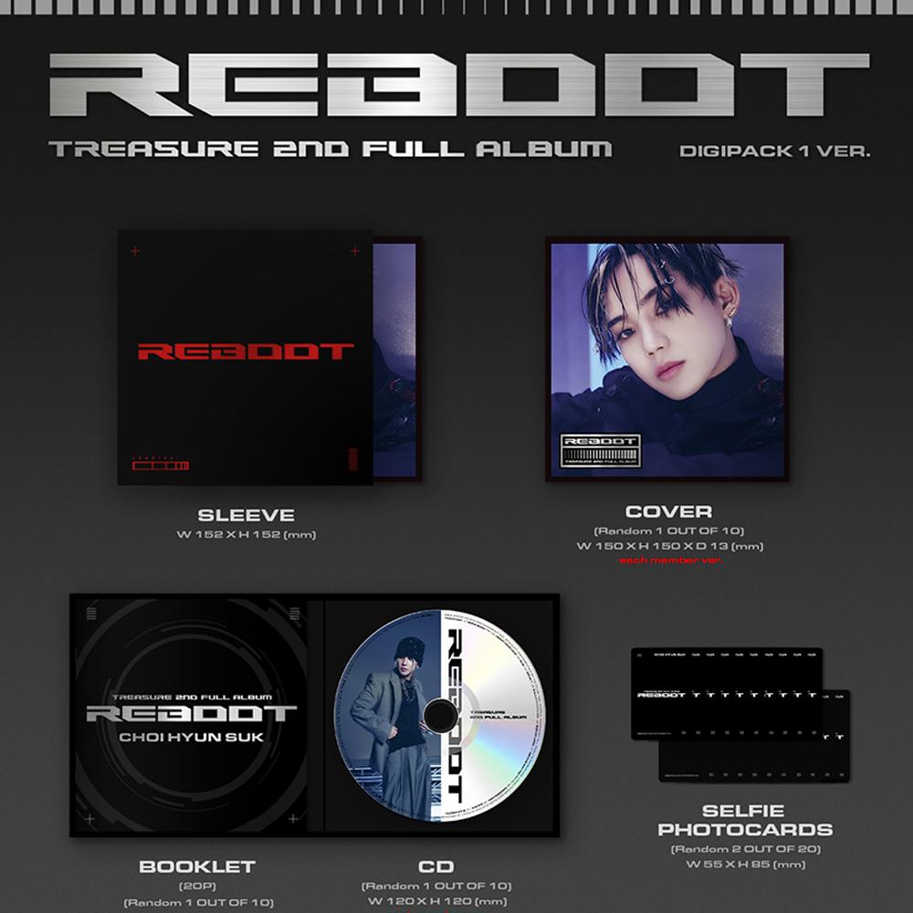 TREASURE 2-й полный альбом [REBOOT] DIGIPACK Ver.