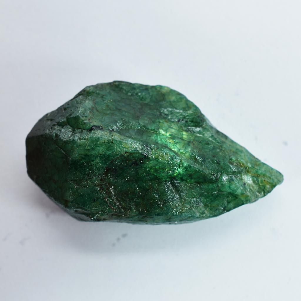 181.90 Ct Natural Emerald Huge Rough Earth Mined Certified Green Loose Gemstone