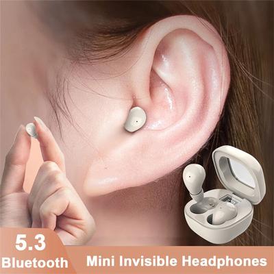 Невидимые TWS-наушники Микро Bluetooth-наушники для сна Мини Беспроводные наушники Мини Двойные наушники Bluetooth