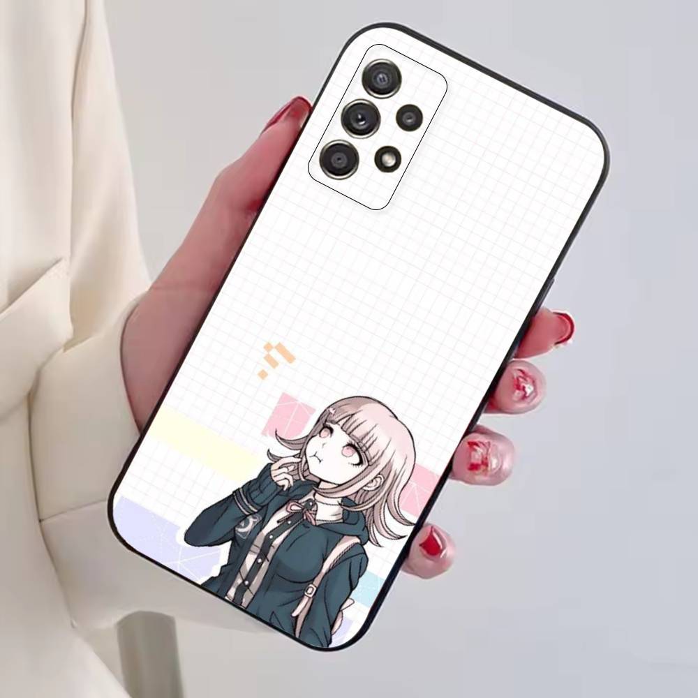 Чехол для телефона Danganronpa C-Чиаки Нанами Черный Силиконовый Мягкий Для Samsung S25,S24,S21,S22,S23,S30,Ultra,S20,Plus,Fe,Lite