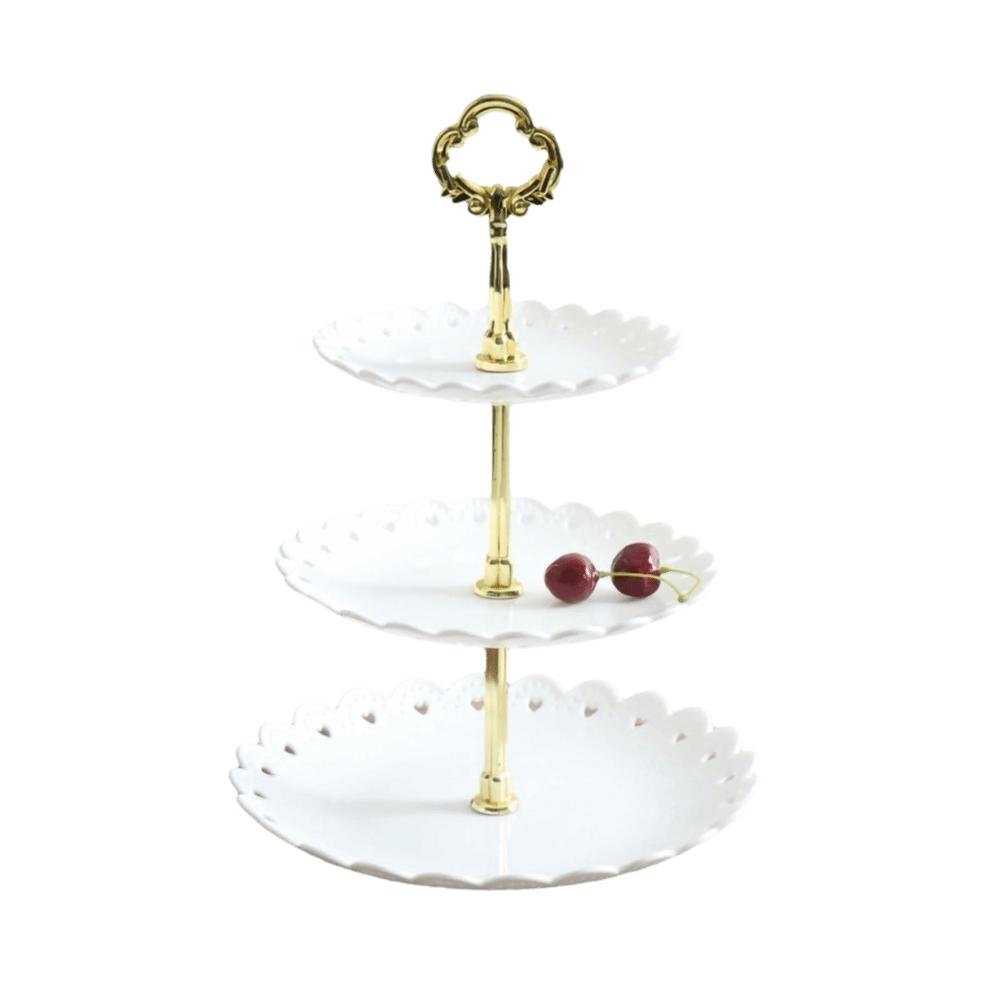 Plastic Fruit Tray Rack Removable Pastry Stand Dessert Plate Stand Pastries Cupcakes Snacks