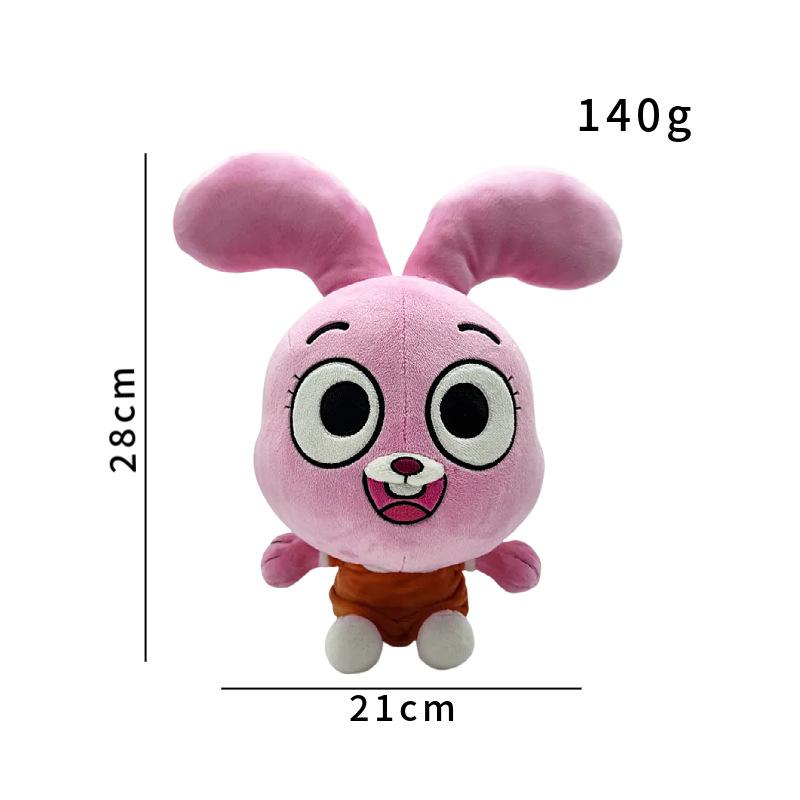 2026 World Of Gumball Plush Game Merchandise Darwin Anais Pearl Cat Stuffed Doll Creative Toy Festival Gift For Kids