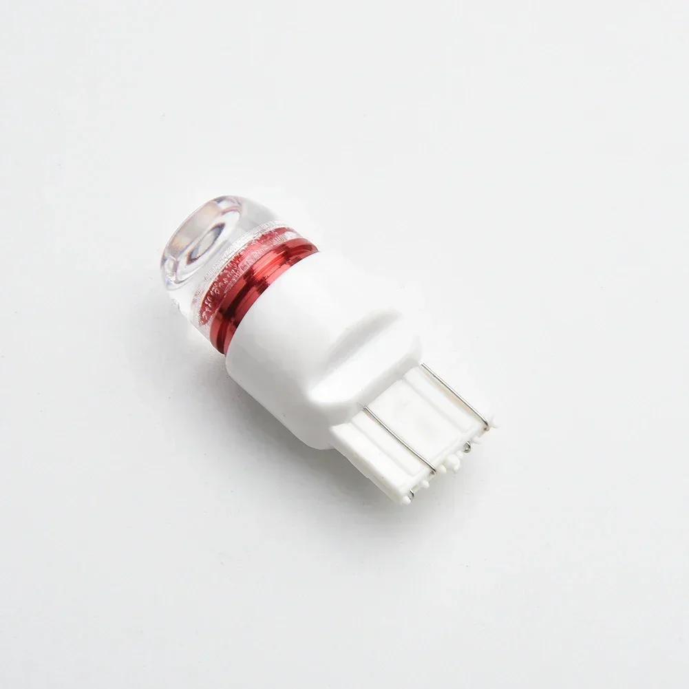 2pcs Red Strobe Flashing Blinking LED Lamp Brake Tail Light Parking Safety 12V High Power 7443 7440 LED Strobe Light Bulbs