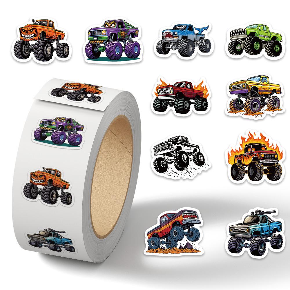 Cartoon Holiday Gift Sealing Stickers - 500 Self-Adhesive Journal Stickers per Roll