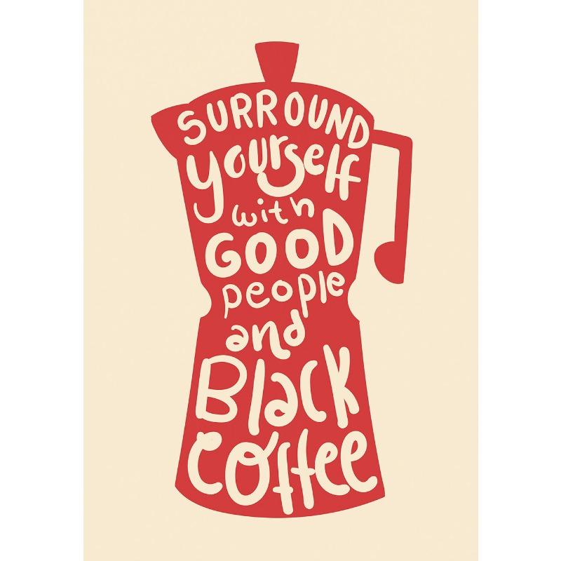 Современные Модные Ретро Винтажные Шикарные Принты на Холсте для Кофе Эспрессо, Настенный Декор, Постер, Картина для Офиса, Кухни, Дома