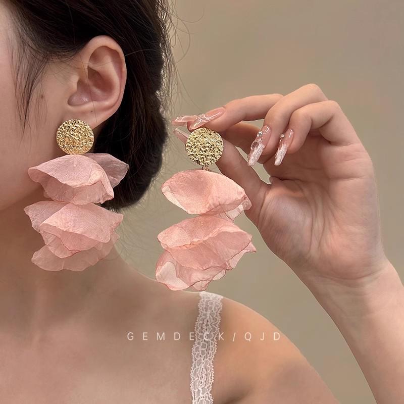 Роскошные европейские и американские серьги-пусеты с бриллиантовой кисточкой для вечеров и вечеринок